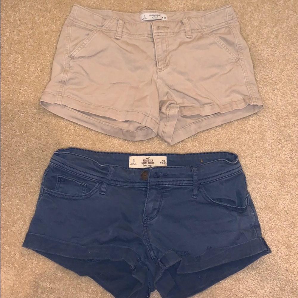 Abercrombie and Fitch and Hollister Shorts